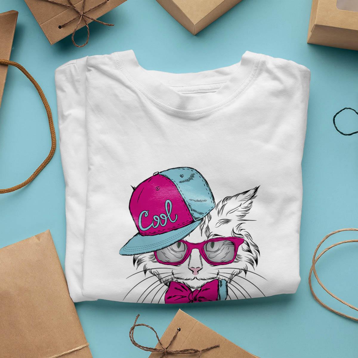 Kaos Wanita Cool Cat Terbaru 2025