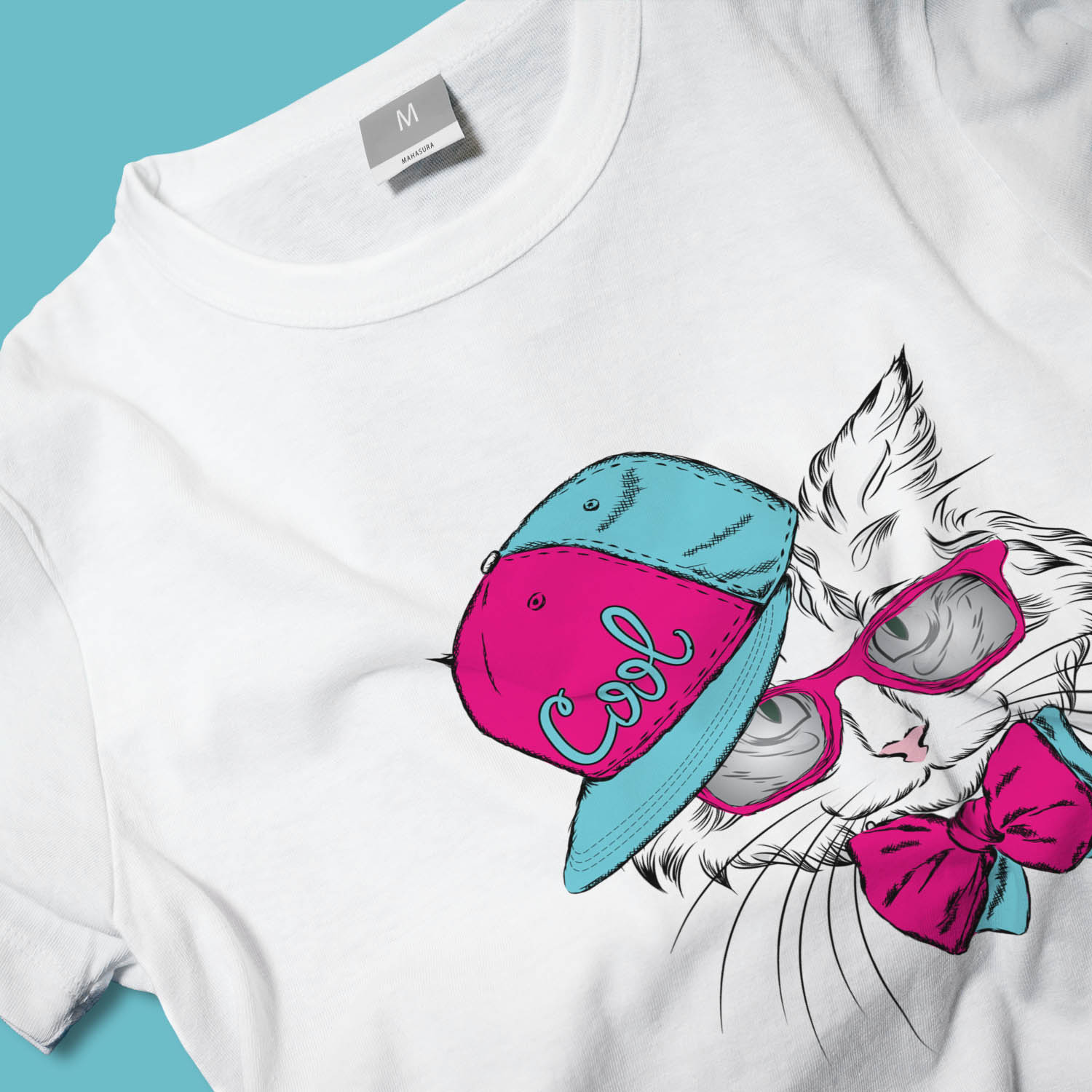 Kaos Wanita Cool Cat Terbaru 2025 hover